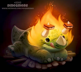 Daily Paint 2293. Dinosmore by Cryptid-Creations