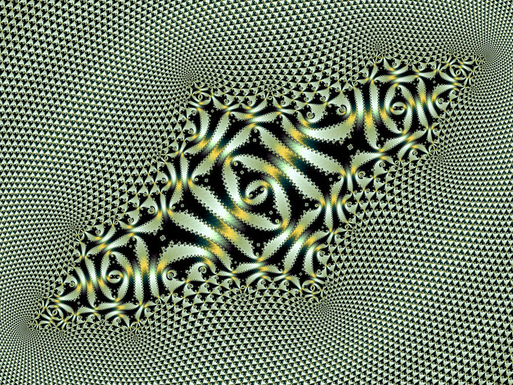 Triangle tiling with layered julia morphing by DinkydauSet