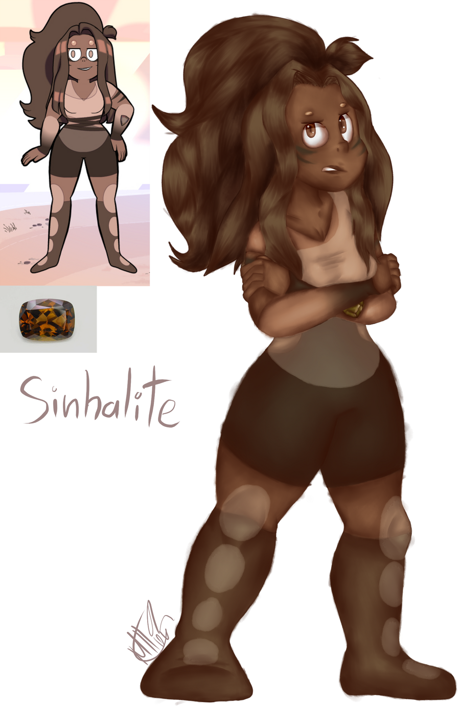 Gemsona: Sinhalite by MikaMilaCat