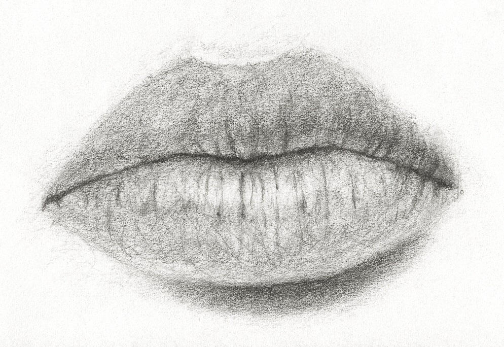 Lips - Pencil by asynjur on DeviantArt