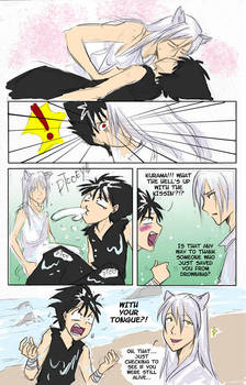 kurama and hiei gay fan art Kurama and hiei gay fan art