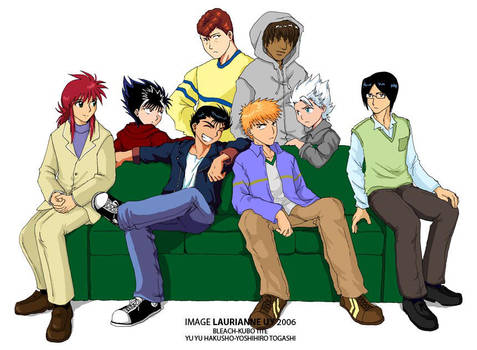 Bleach vs YuYu by laurbits