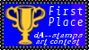 1st Place Art Contest Stamp by dA--bogeyman