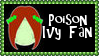 DC Comics Poison Ivy Fan Stamp by dA--bogeyman