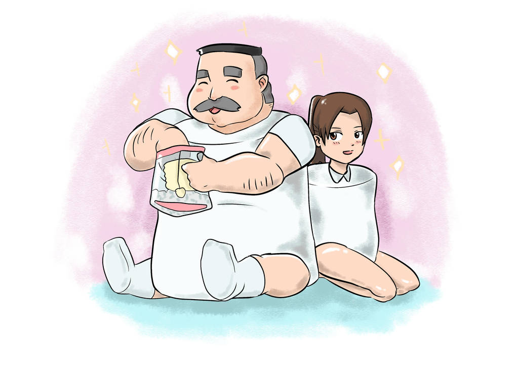 Ojisan to Marshmallow Fan Art by JVL-Design on DeviantArt