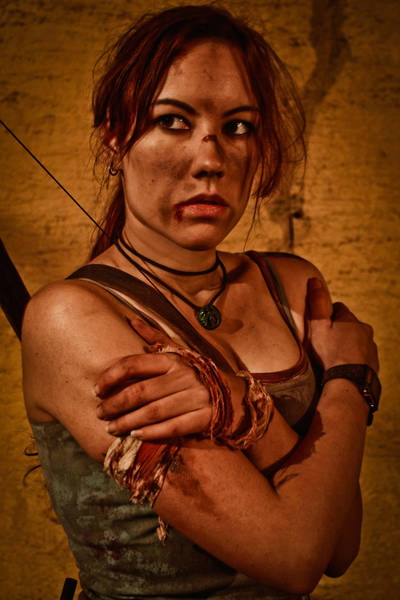 Lara Croft REBORN cosplay - cold by TanyaCroft