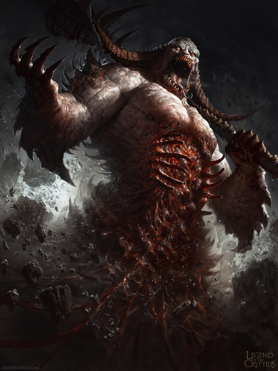 Legend of the Cryptids Demon dude ver 2 by DaveRapoza