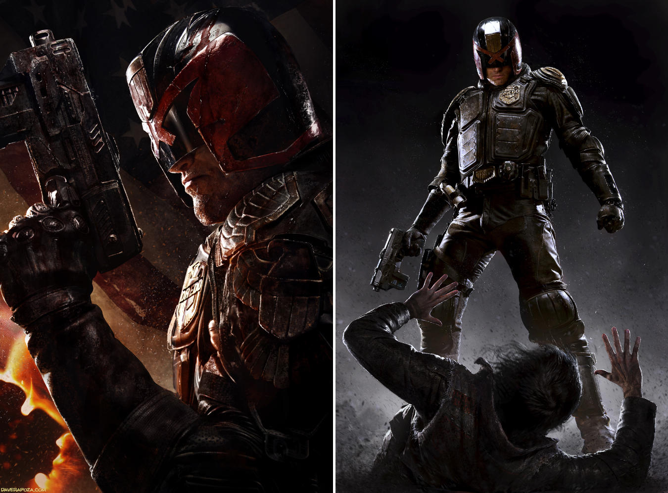 Judge Dredd - Movie Poster by DaveRapoza