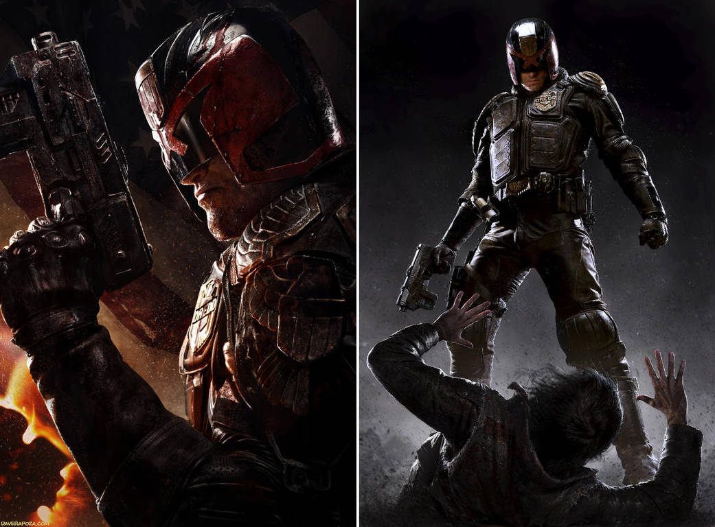 Judge Dredd - Movie Poster by DaveRapoza