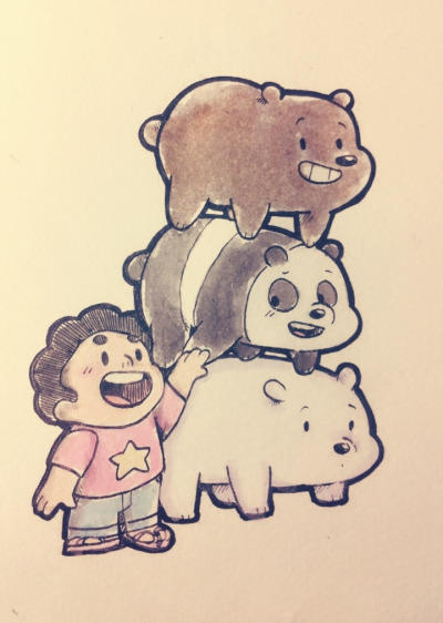 And I also imagine the bears would do the same thing to Steven if he was Chloe      follow me on Tumblr for more fun stuff guys : www.tumblr.com/blog/stick2mate  ...