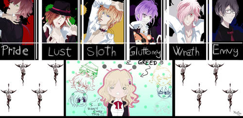 Seven sins by Martyna-Chan