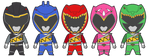 Power Rangers Dino Charge-Zyuden Sentai Kyoryuger by Lysergic44