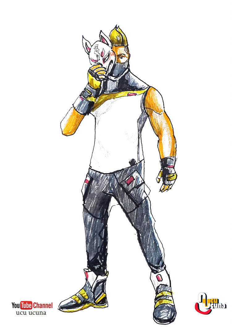 how to draw drift fortnite by ahmetbroge on DeviantArt