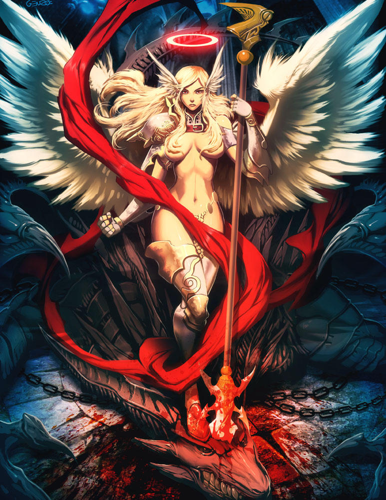 Dragon Slayer Angel by GENZOMAN