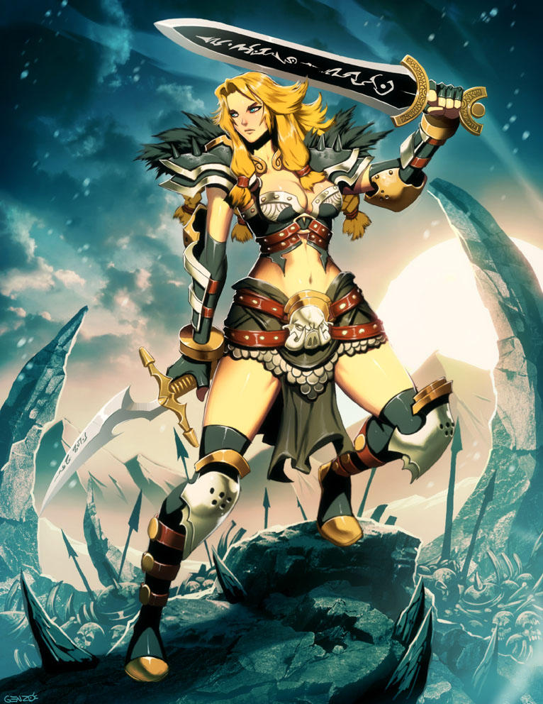 Norsgard - Dark Warrior by GENZOMAN