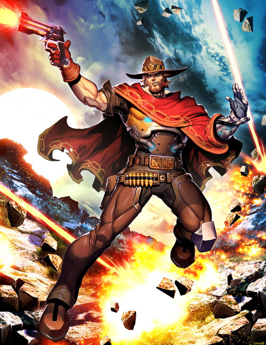 Overwatch - McCree by GENZOMAN