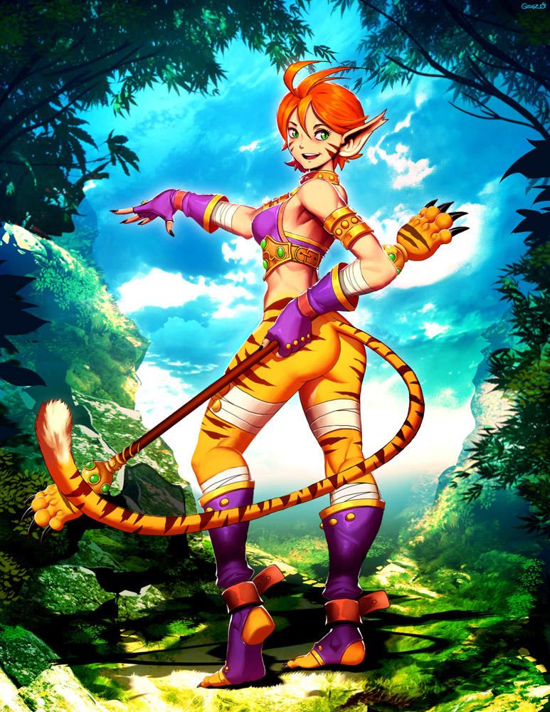 Breath of Fire - Katt by GENZOMAN