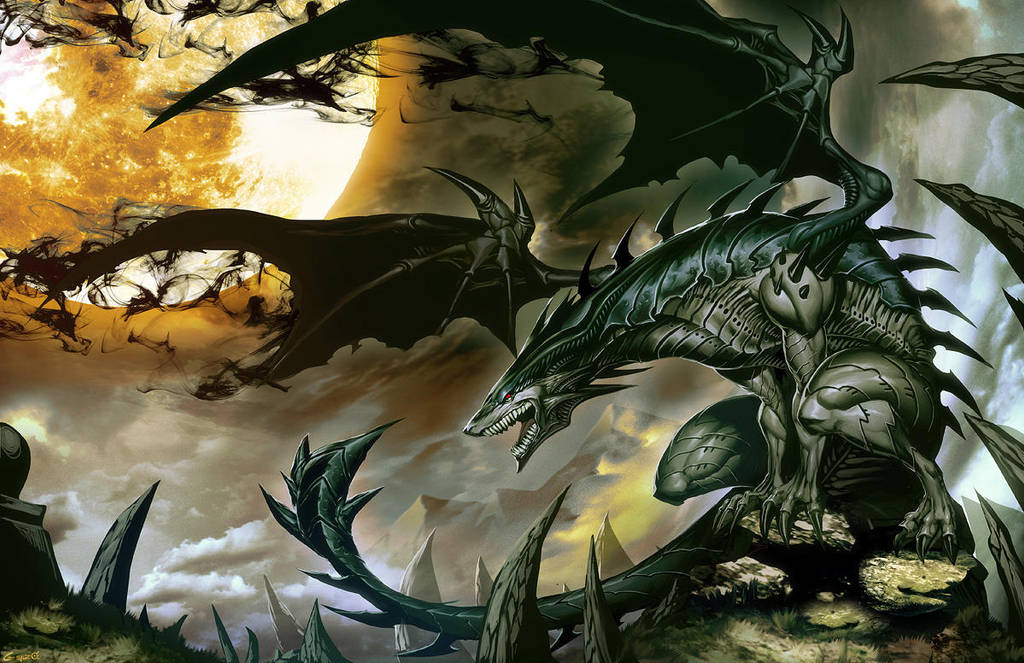 Shadow Dragon by GENZOMAN on DeviantArt