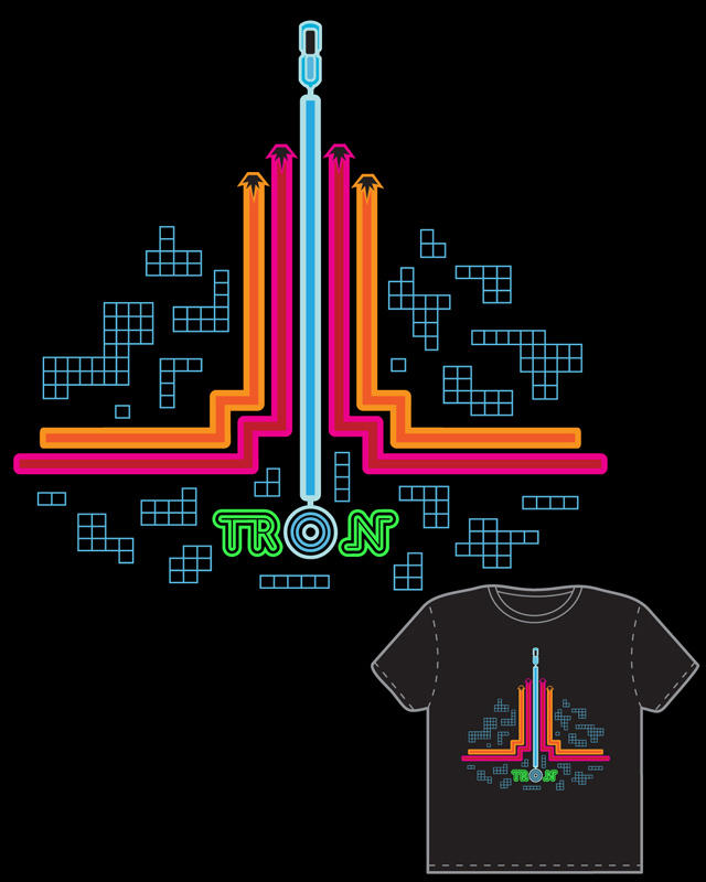 TRON: Neon Cycles shirt design by brokensymphony