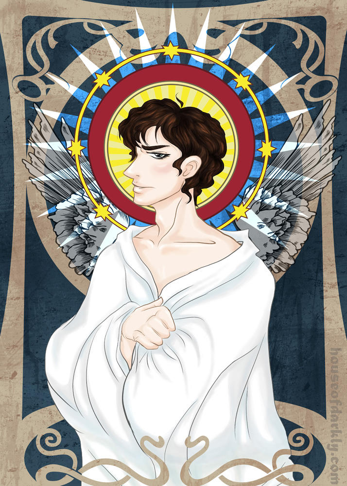 Saint Sherlock of the Sacred Sheet by brokensymphony