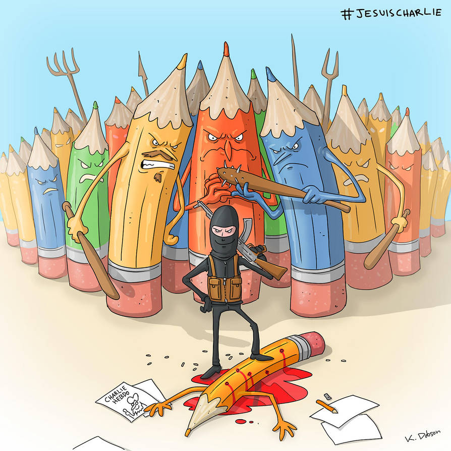 Never give in to bullies. JeSuisCharlie by dem0n-be Never give in to bullies. JeSuisCharlie by dem0n-be