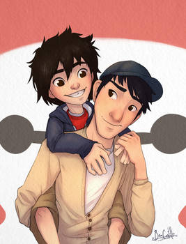 Hamada brothers -BH6 fanart by beacascabel