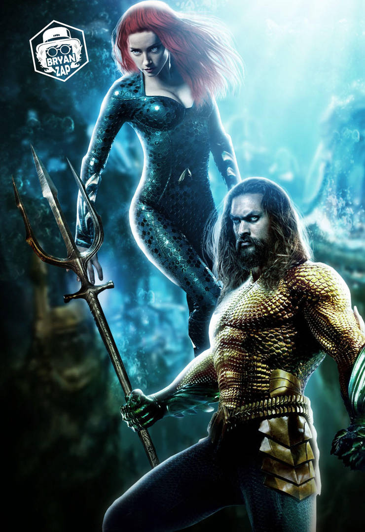 Aquaman and Mera Poster by Bryanzap on DeviantArt