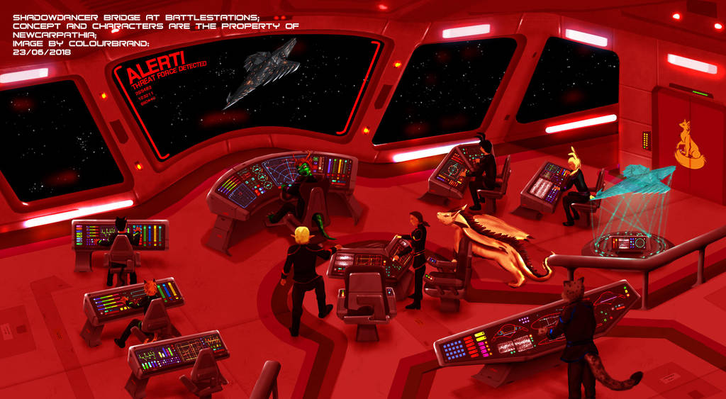 Shadowdancer Bridge at battlestation by Colourbrand