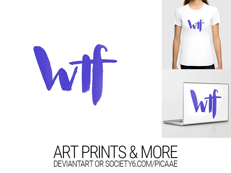 wtf II - Art Print by pica-ae