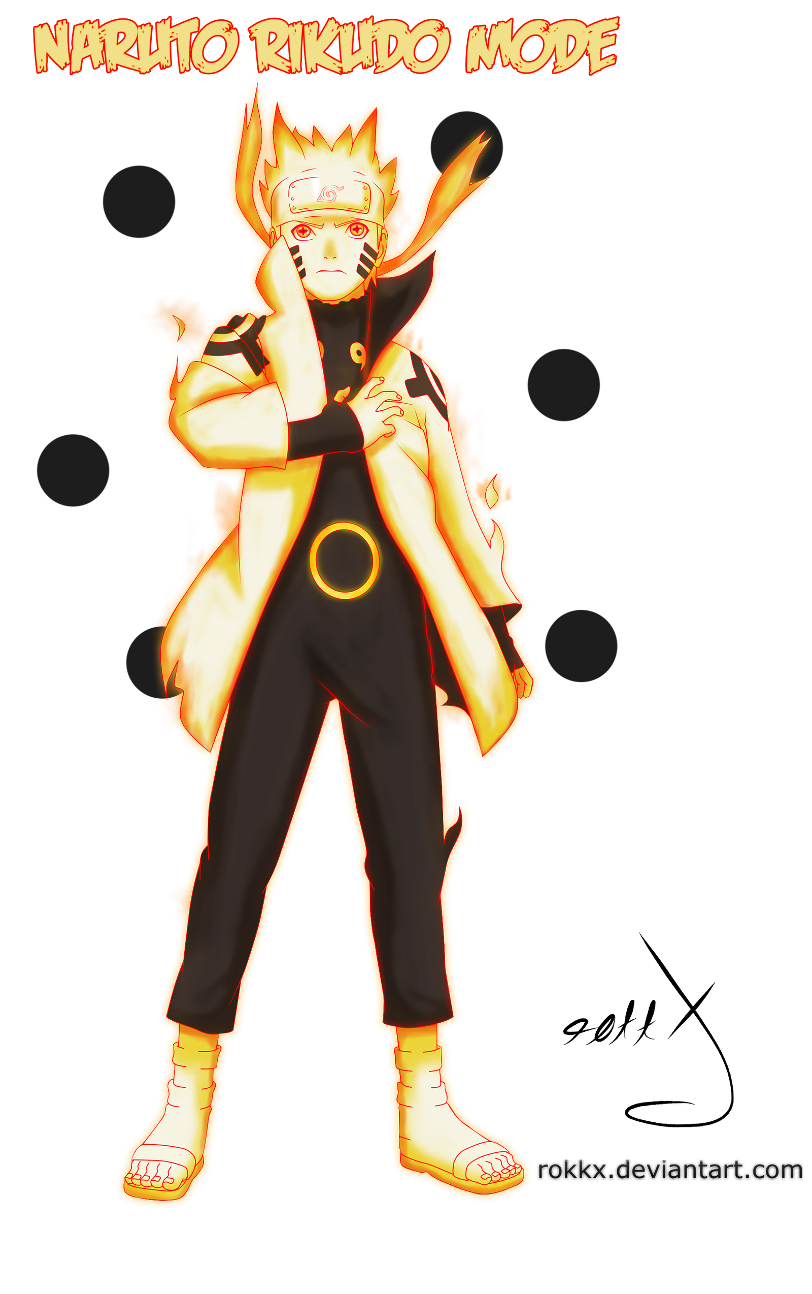 Naruto Uzumaki Rikudo mode by rOkkX on DeviantArt