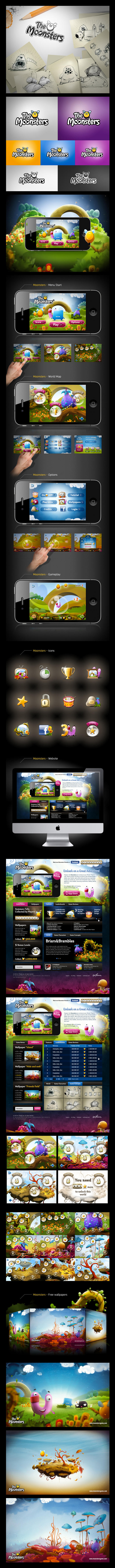 The Moonsters - iPhone Game by he1z