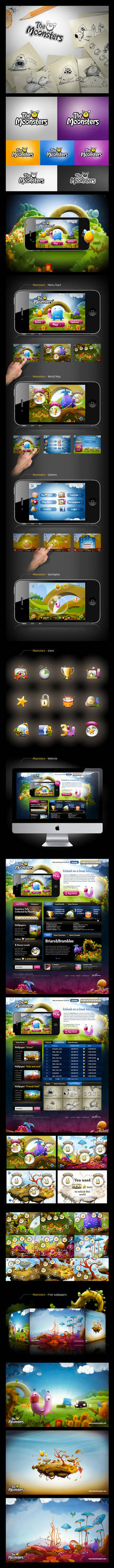 The Moonsters - iPhone Game by he1z