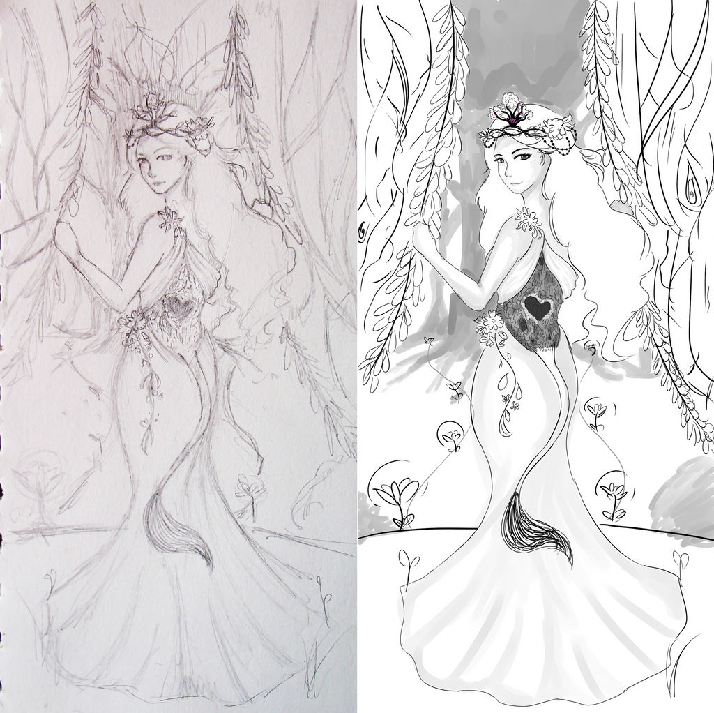Ce: Huldra Princess by drawwithme15