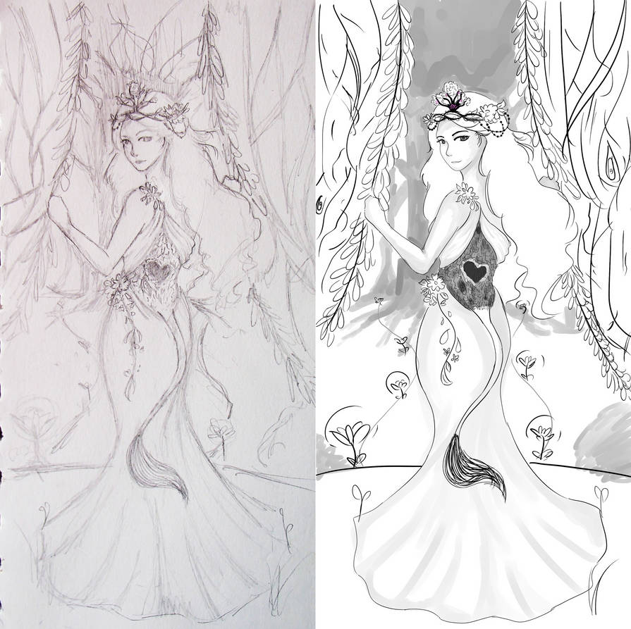 Ce: Huldra Princess by drawwithme15