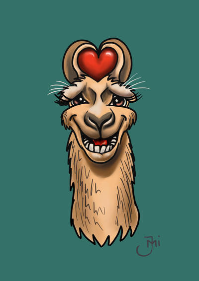 The Llama Loves You All By Maxiator On DeviantArt the-llama-loves-you-all-by-maxiator-on-deviantart