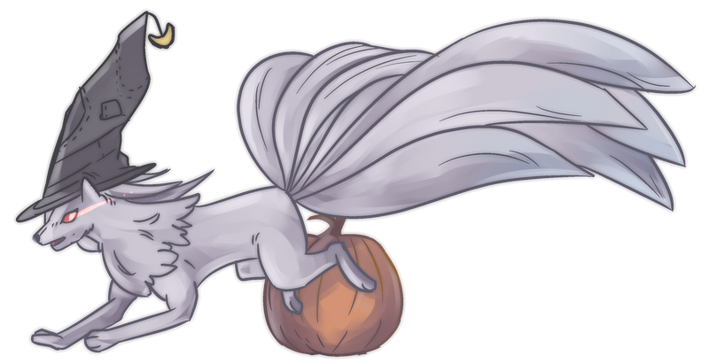 Shiny Kyukon | Ninetales Commission II by AutobotTesla