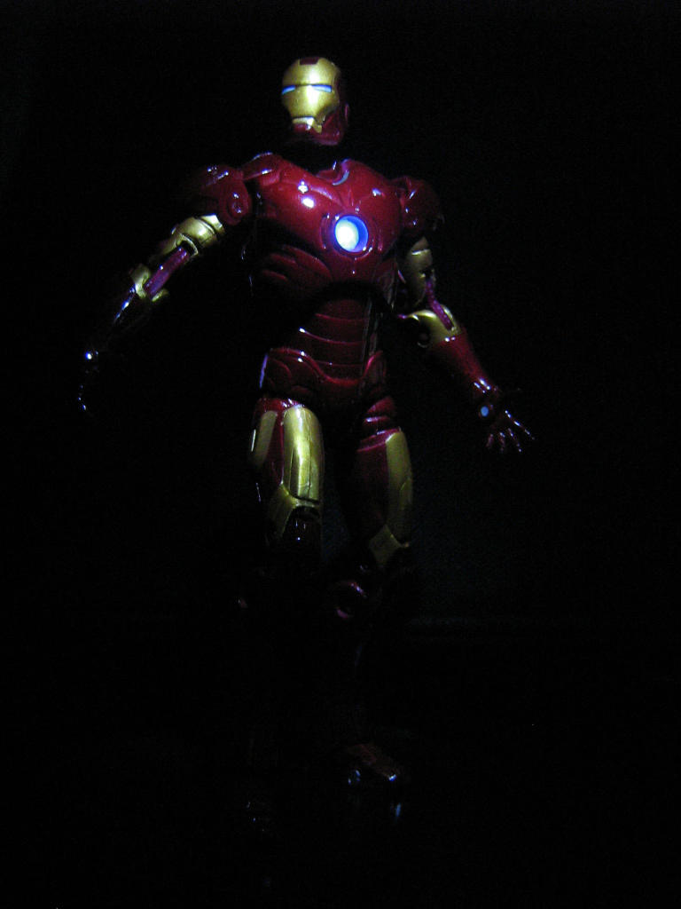 Iron Man Custom Figure w LED by kagami5566