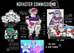 Novaster Commissions by Novasterr