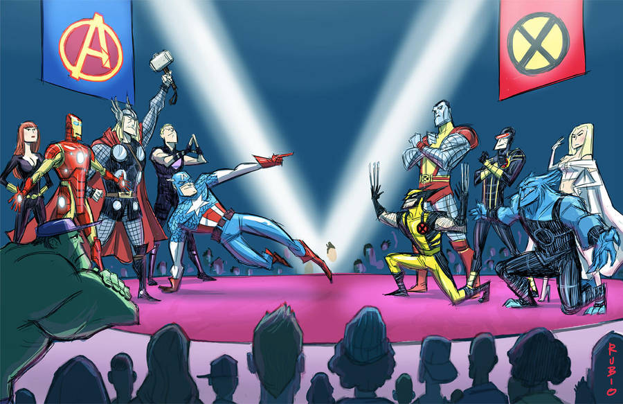 Avengers vs. X-Men by BobbyRubio
