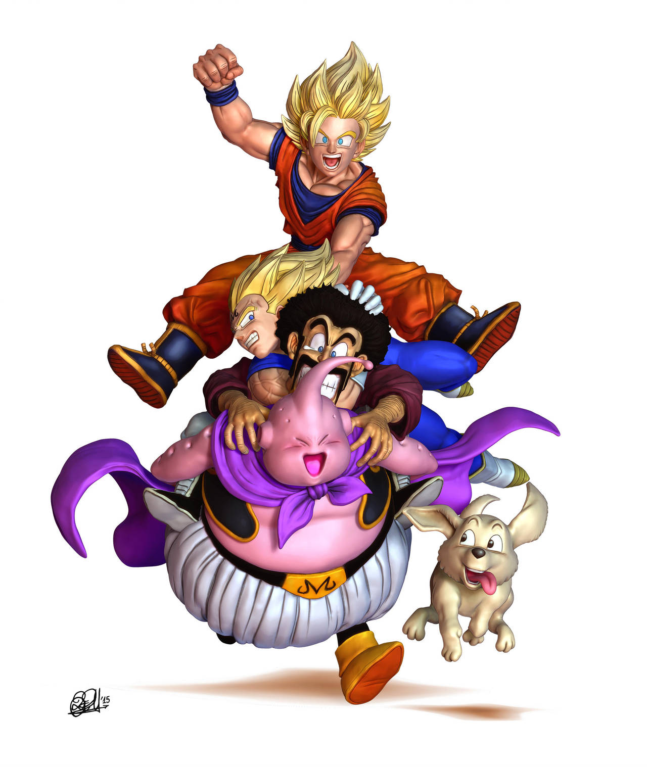 Dragon Ball 3D Sculpture - Fan Art by DarkAkelarre