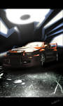 Nissan Skyline GT-R poster by Dekus
