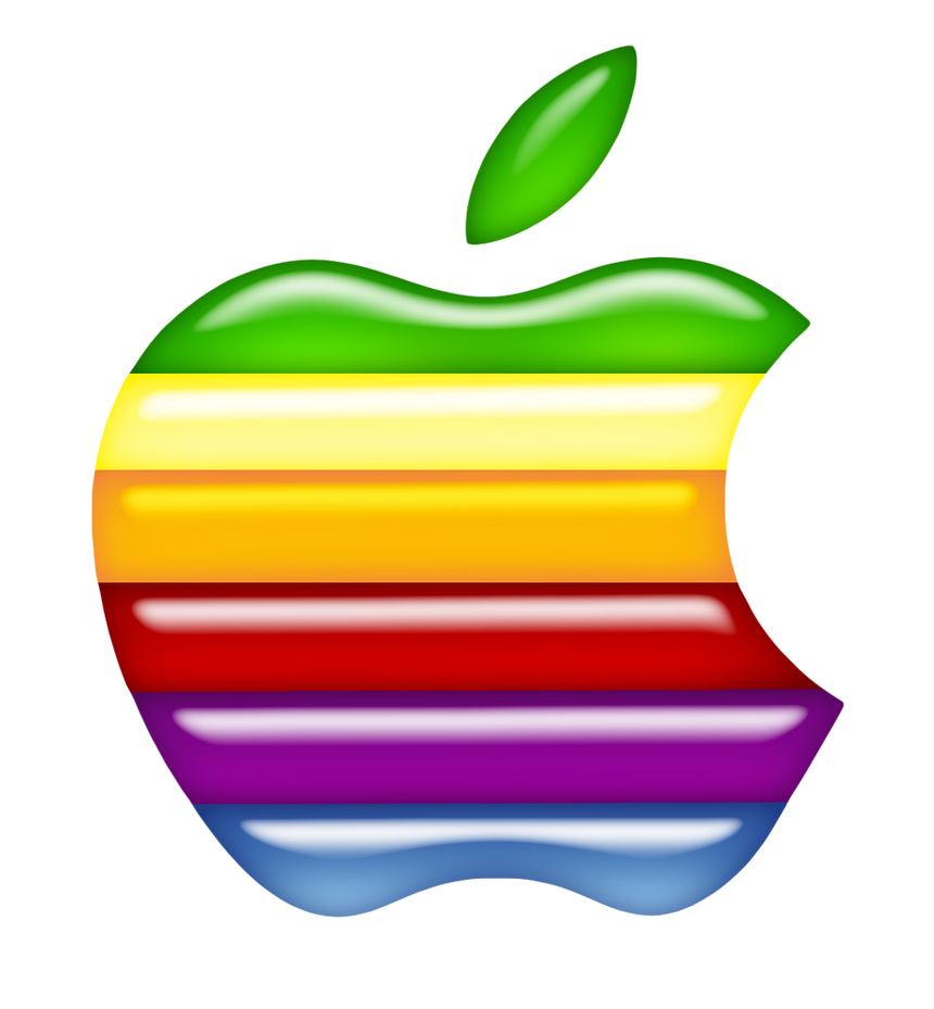 Rubber Macintosh Logo by FearOfTheBlackWolf