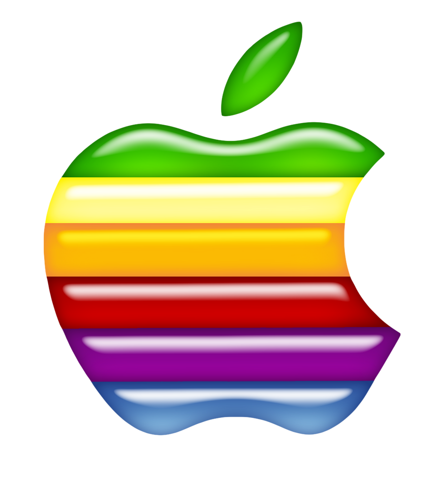 Rubber Macintosh Logo by FearOfTheBlackWolf