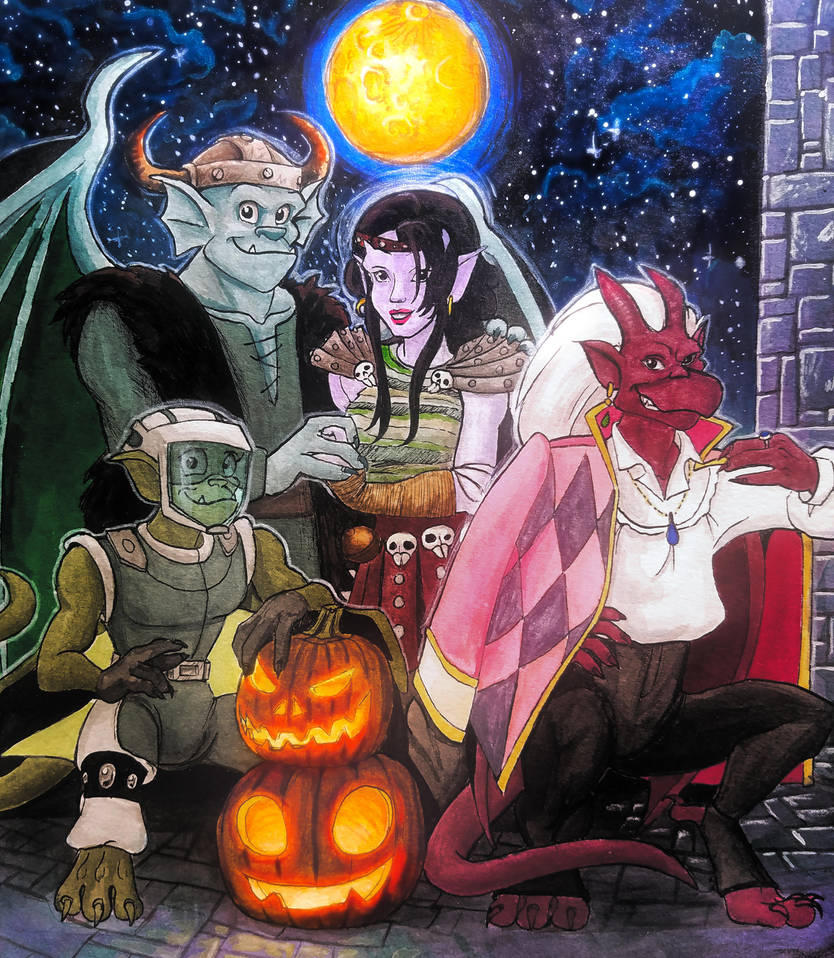 Happy slightly belated Halloween by HollyRoseBriar