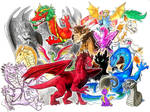 Dragonsssss by HollyRoseBriar