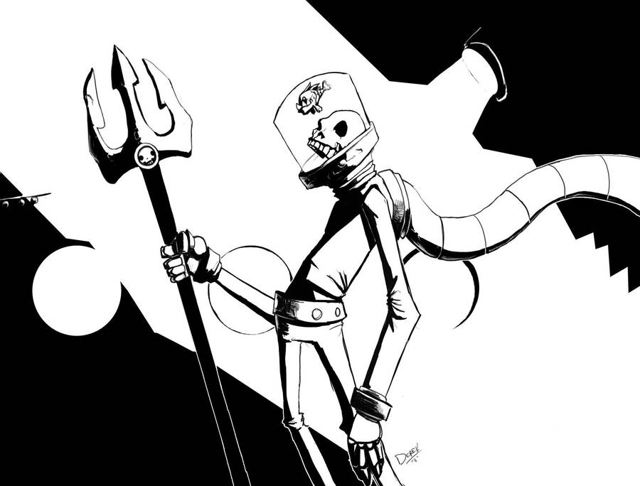 Super Villain mignola style by archangel73