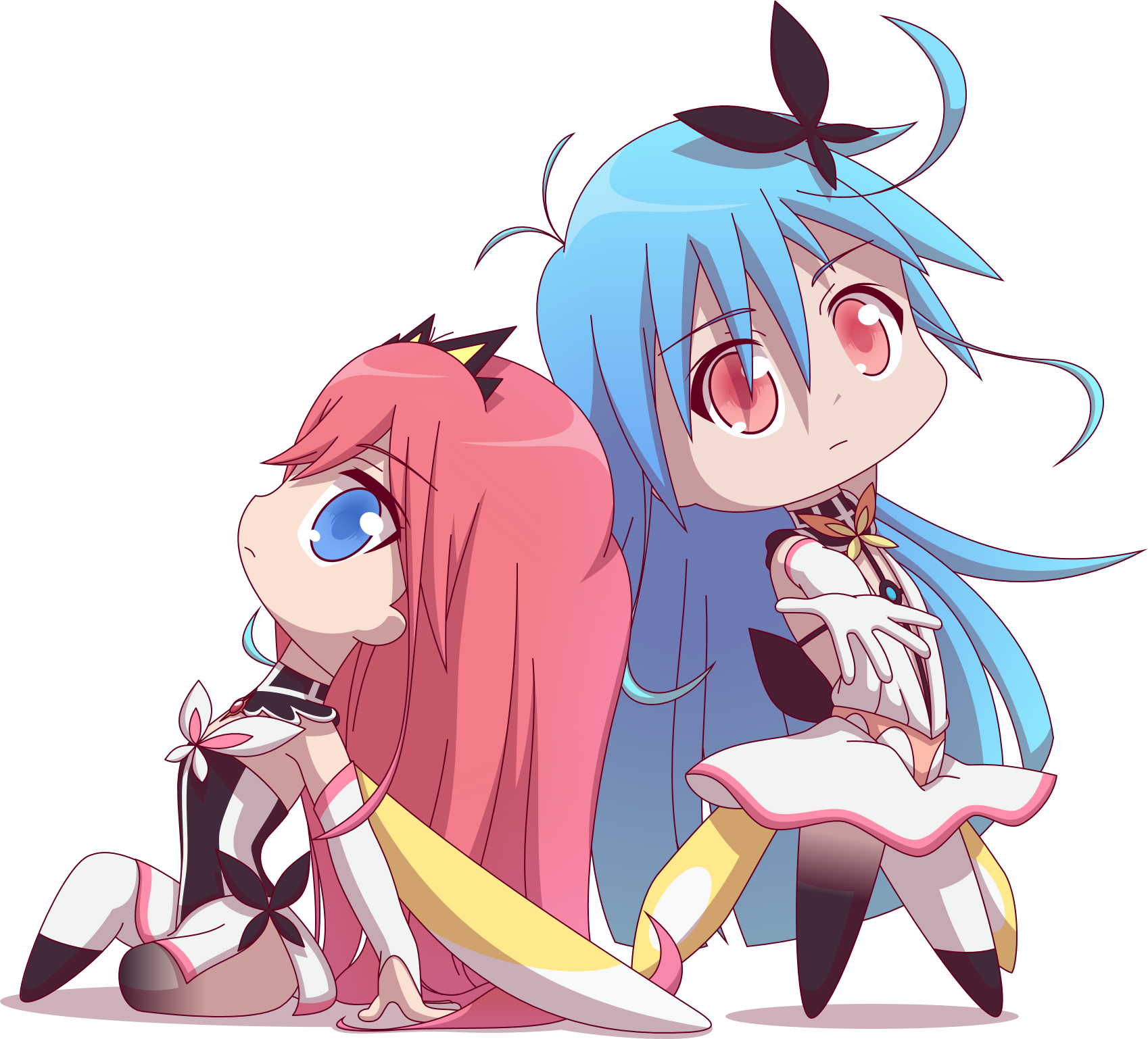 Chibi Flip Flappers by Zacatron94