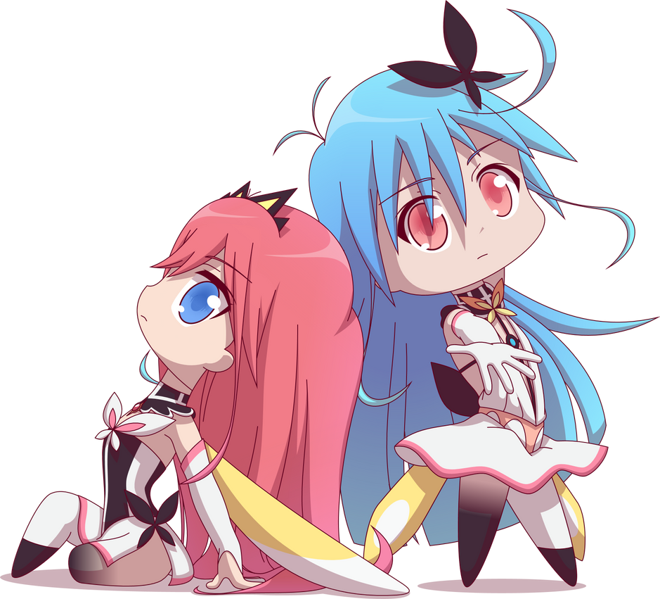 Chibi Flip Flappers by Zacatron94