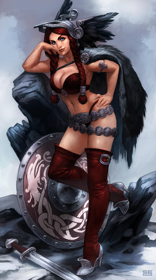 Queen of Iceland by Scebiqu