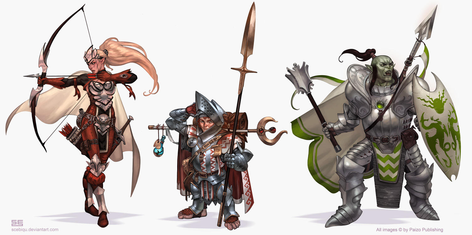 Pathfinder Paladins 1 by Scebiqu